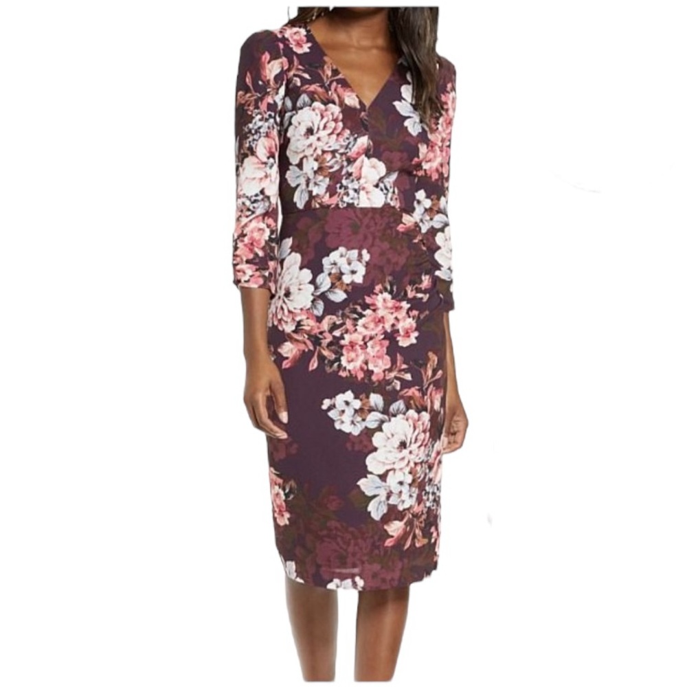 NWT! Eliza J Dress Floral Print size 4